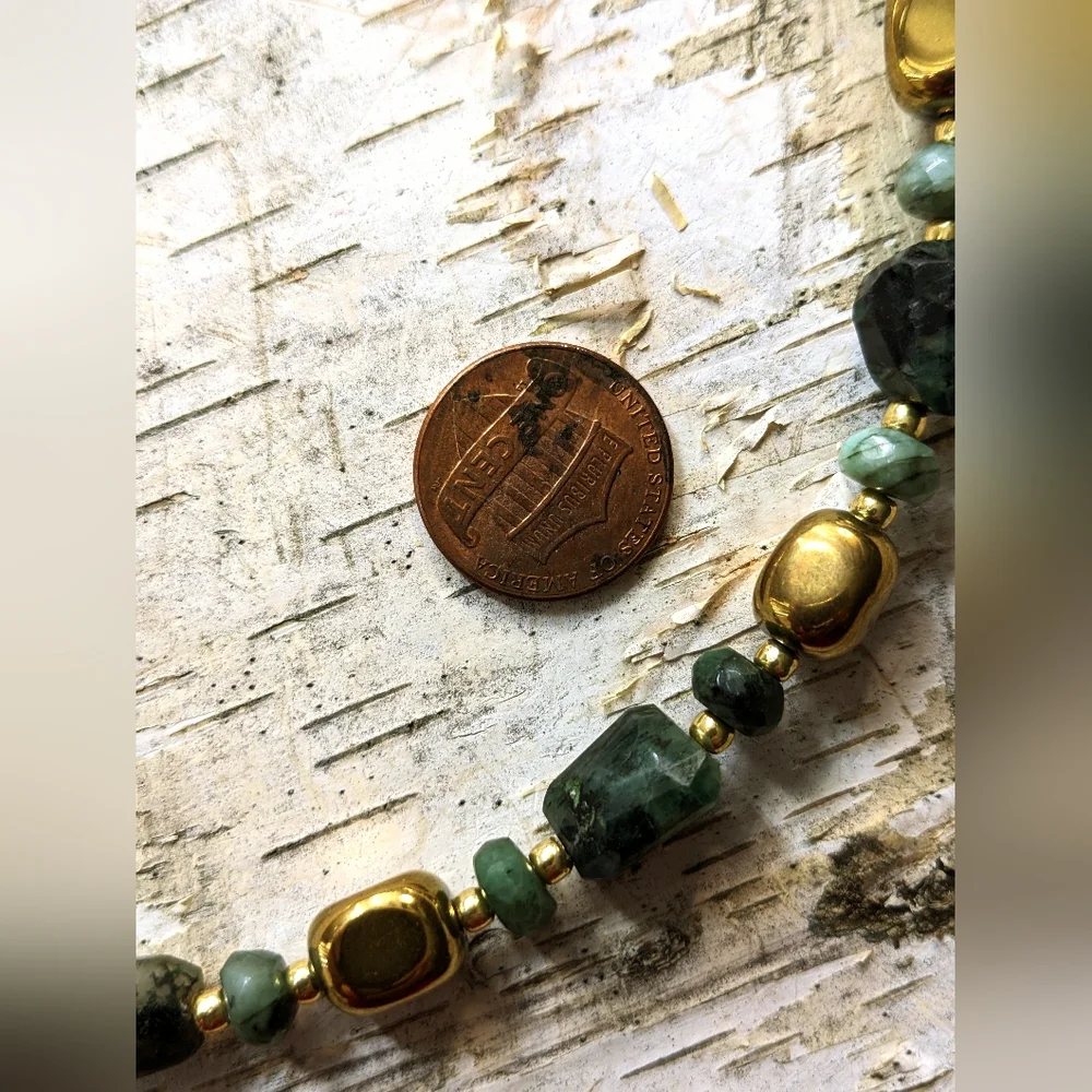 Emerald genuine stones